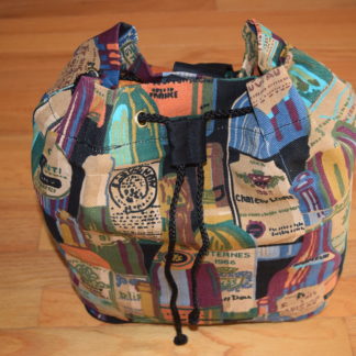 Wine Collections Pattern Tote Bag Backpack